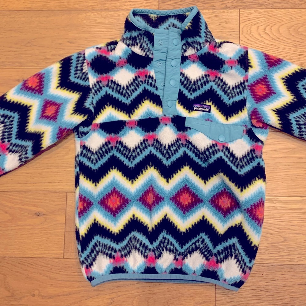 Kids Patagonia fleece pull over
